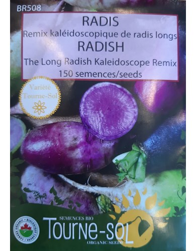 Radis longs kaleidoscope (bio)
